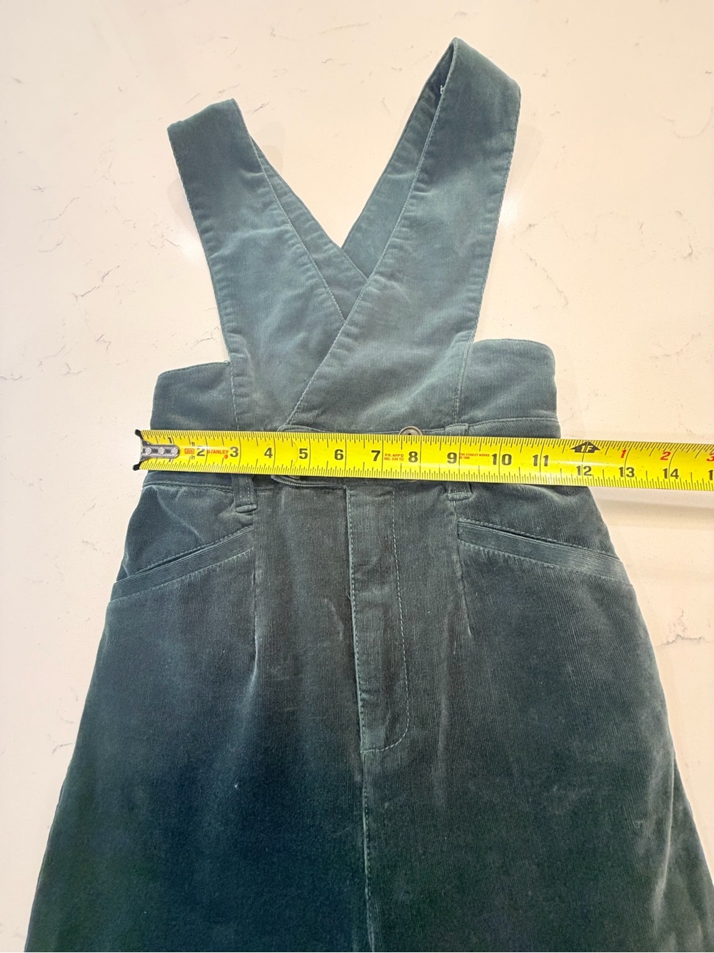 Anthropologie Pilcro Corduroy Jumpsuit Overalls in Sage Green - Picture 8 of 15